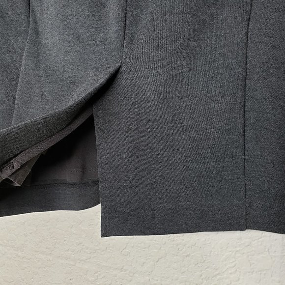 Michael Kors Dark Heather Gray Knit Skirt Size 6 - Picture 8 of 10